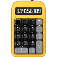 azio izo bluetooth number pad and calculator golden iris