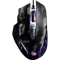 bloody j95s 2-fire animation gaming mouse usb black