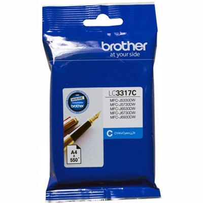 Image for BROTHER LC3317C INK CARTRIDGE CYAN from Office National
