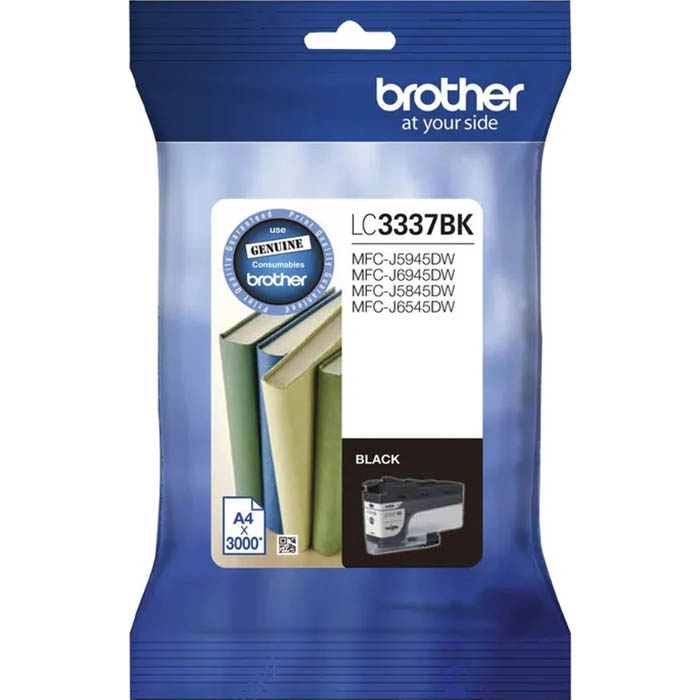 Image for BROTHER LC3337 INK CARTRIDGE BLACK from Surry Office National