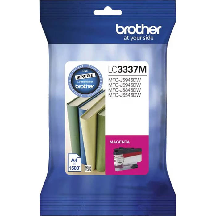 Image for BROTHER LC3337 INK CARTRIDGE MAGENTA from Surry Office National