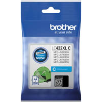 brother lc432xl ink cartridge high yield cyan