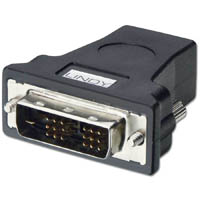 lindy 41228 hdmi adapter female to dvi-d male black