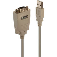 lindy 42844 serial converter cable usb to rs-422 1m grey