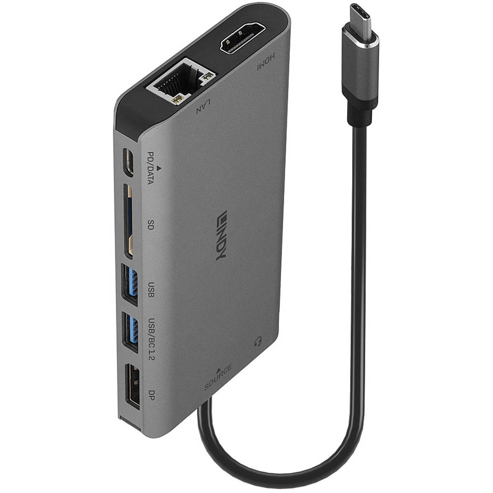 Image for LINDY 43323 MINI LAPTOP DOCK USB-C 3.2 SILVER from Office National Port Augusta