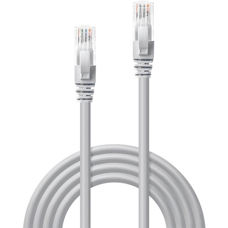 Image for LINDY 48002 NETWORK CABLE CAT6 U/UTP GIGABIT 1M GREY from PaperChase Office National