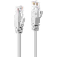 lindy 48091 network cable cat6 u/utp gigabit 500mm white