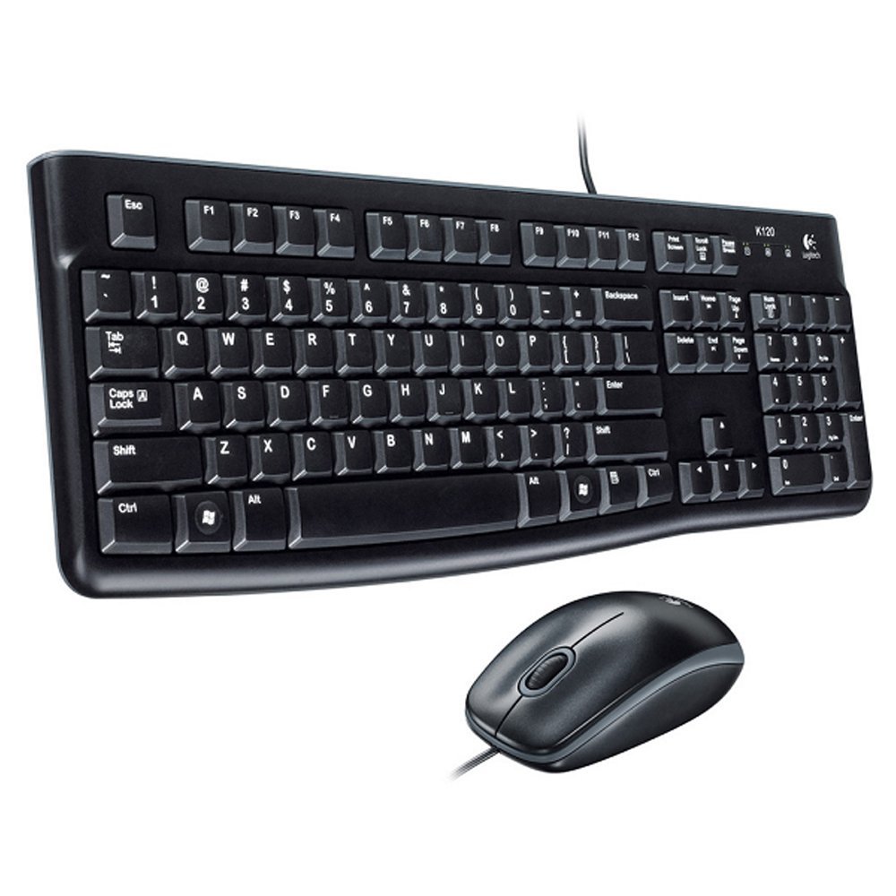 Image for LOGITECH MK120 WIRED KEYBOARD AND MOUSE COMBO BLACK from Office National Balcatta