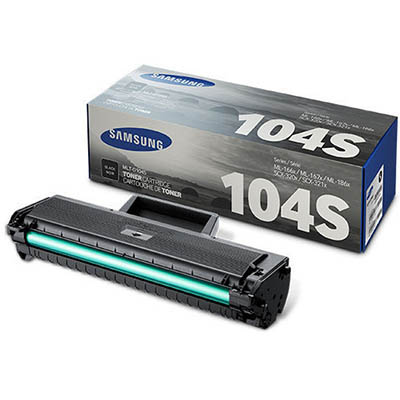 Image for SAMSUNG MLT D104S TONER CARTRIDGE BLACK from OFFICE NATIONAL CANNING VALE
