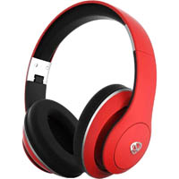 ncredible 1 wireless bluetooth headphones red