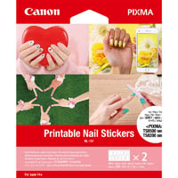 canon nl-101 printable nail stickers pack 2 sheets