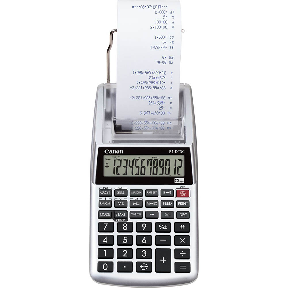 Image for CANON P1-DTSCII PRINTING CALCULATOR PALM SIZE from Two Bays Office National
