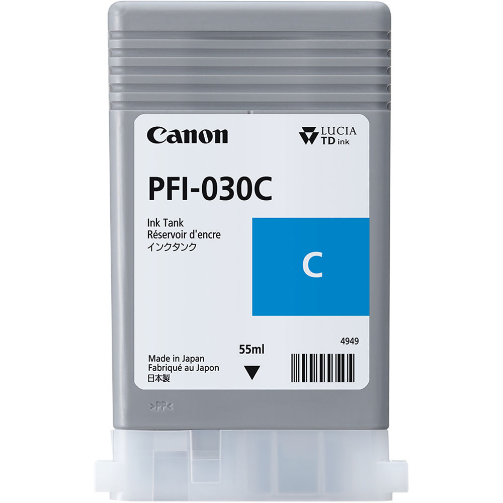 Image for CANON PFI-030 INK CARTRIDGE CYAN from OFFICE NATIONAL CANNING VALE