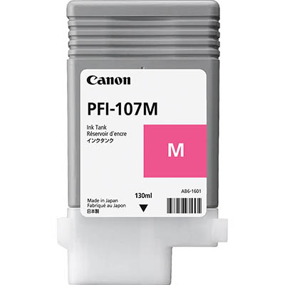 Image for CANON PFI107 INK CARTRIDGE MAGENTA from PaperChase Office National