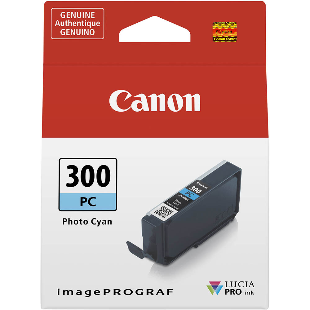 Image for CANON PFI300 INK TANK PHOTO CYAN from Aztec Office National