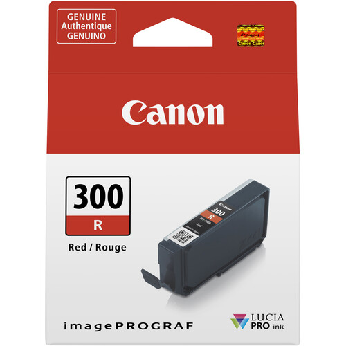 Image for CANON PFI300 INK TANK RED from Office National Perth CBD