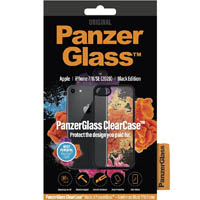 panzerglass clearcase black edition apple iphone 7/8/se clear