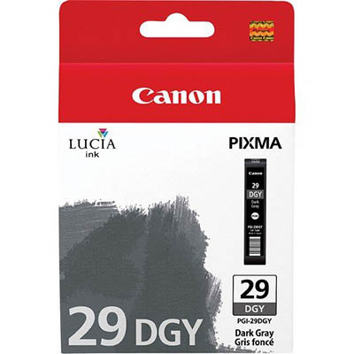 Image for CANON PGI29 INK CARTRIDGE DARK GREY from C & G Office National