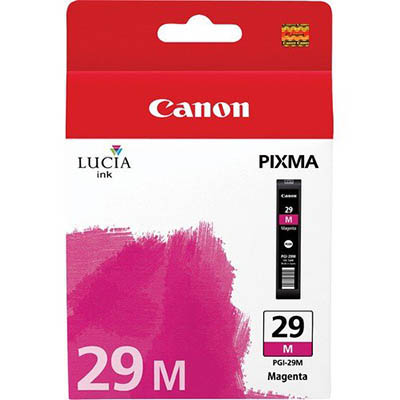 Image for CANON PGI29 INK CARTRIDGE MAGENTA from Surry Office National