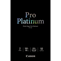 canon pt-101 pro platinum photo paper 300gsm a4 white pack 20