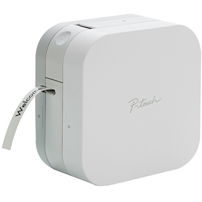 Image for BROTHER PT-P300BT P-TOUCH CUBE BLUETOOTH LABEL PRINTER WHITE from Office National
