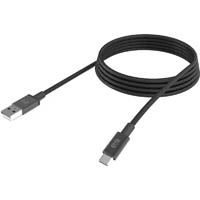 puregear braded usb-a to usb-c cable 3m black