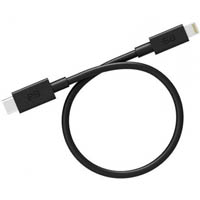 puregear usb-c to lightning cable 0.2m black