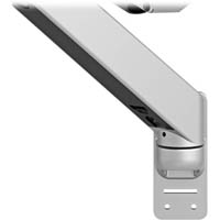 compulocks reach ergonomic monitor arm wall bracket silver