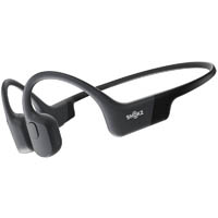 shokz openrun wireless bluetooth bone conduction headphones black