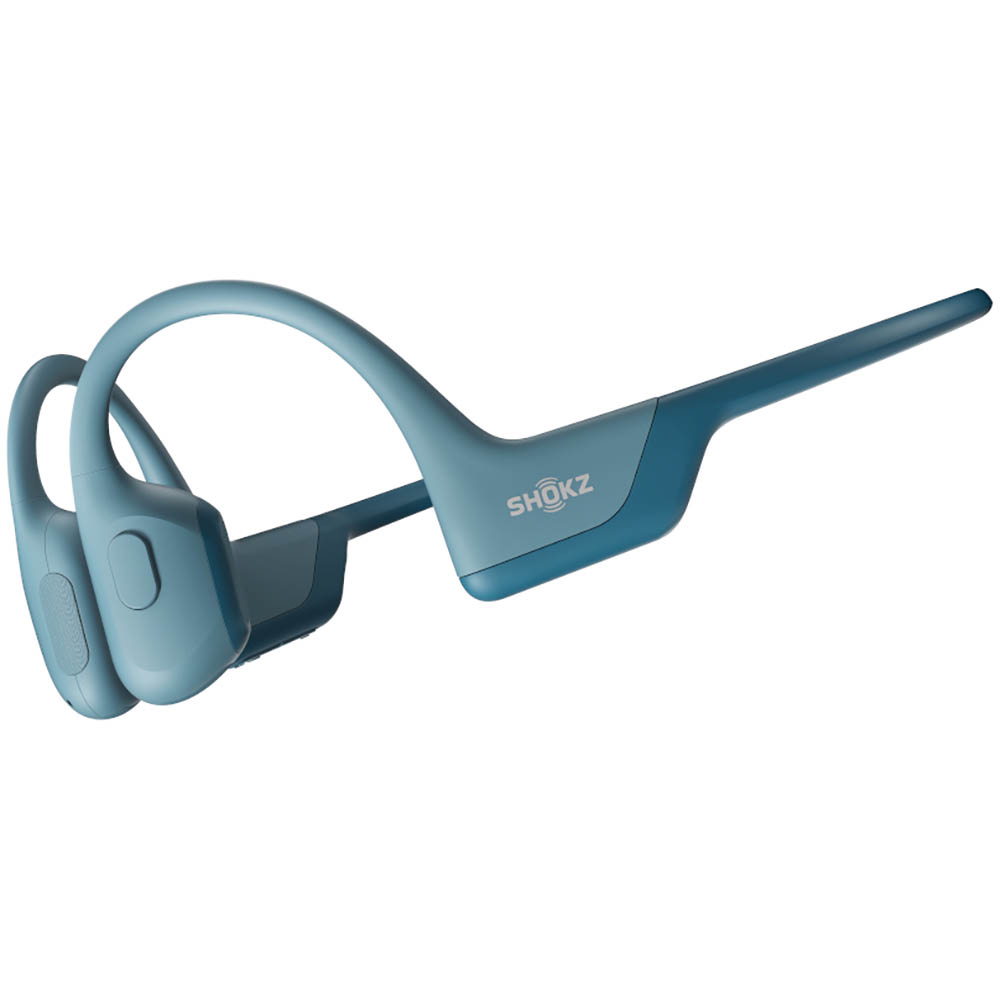 Image for SHOKZ OPENRUN PRO WIRELESS BLUETOOTH BONE CONDUCTION HEADPHONES BLUE from Surry Office National