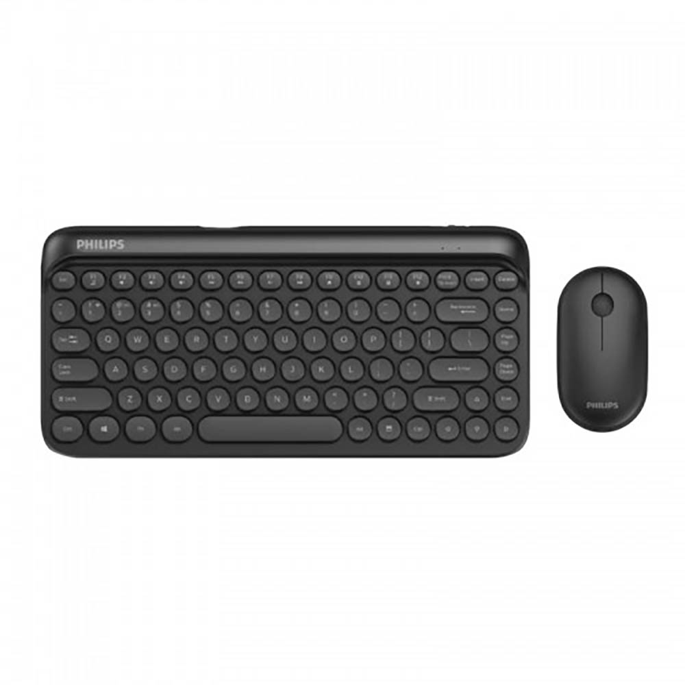 Image for PHILIPS SPT6624 KEYBOARD AND MOUSE COMBO BLUETOOTH BLACK from Office National