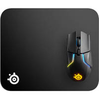 steelseries qck cloth gaming mouse pad small black