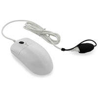 seal shield silver storm waterproof wired mouse white