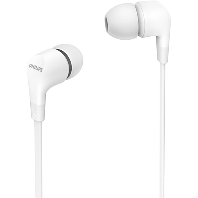 Image for PHILIPS IN-EAR GEL EARBUD WIRED WHITE from PaperChase Office National