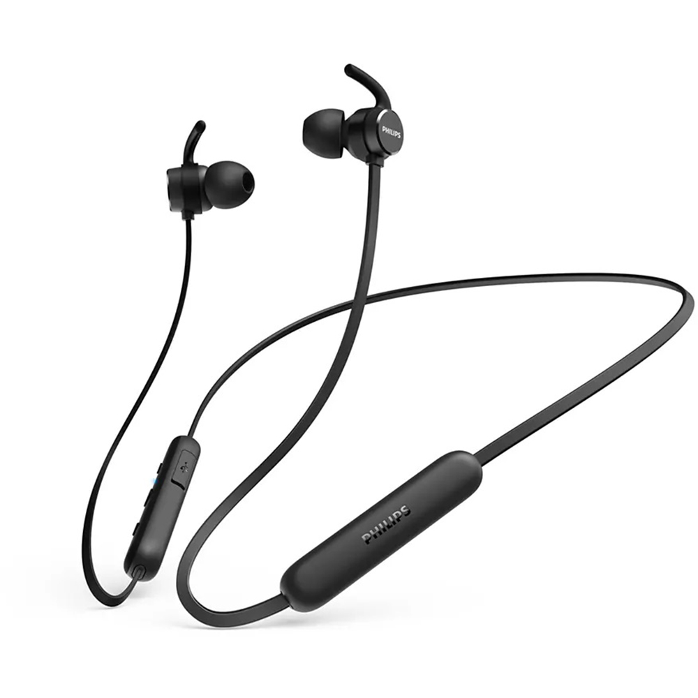 Image for PHILIPS IN-EAR EARBUDS WIRELESS WITH MICROPHONE BLACK from Emerald Office Supplies Office National