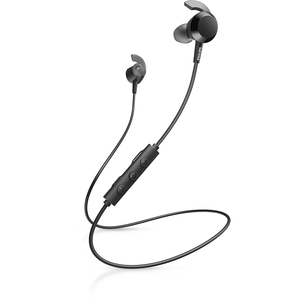 Image for PHILIPS IN-EAR BASS EARBUDS WIRELESS BLACK from Office National
