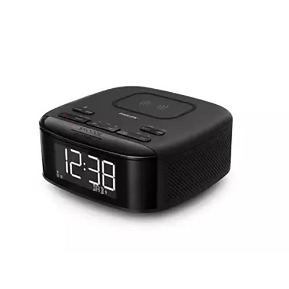 Image for PHILIPS ALARM CLOCK RADIO BLACK from Connelly's Office National