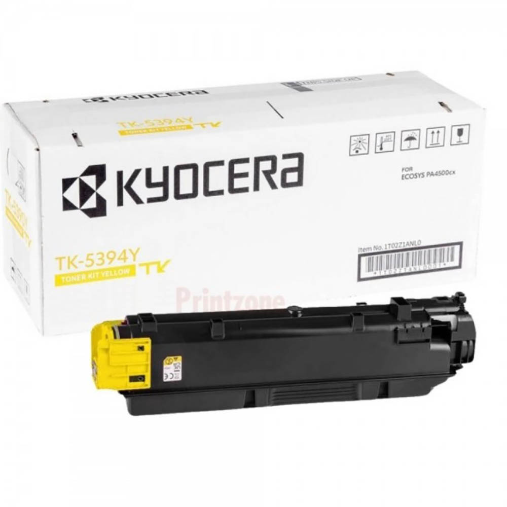 Image for KYOCERA TK-5394Y TONER CARTRIDGE YELLOW from PaperChase Office National