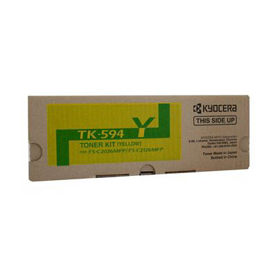 Image for KYOCERA TK594Y TONER CARTRIDGE YELLOW from Pirie Office National