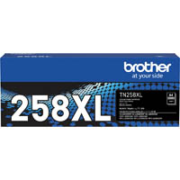 brother tn258xlbk toner cartridge high yield black
