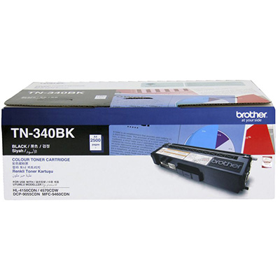 Image for BROTHER TN340BK TONER CARTRIDGE BLACK from Ezi Office Supplies Gold Coast Office National
