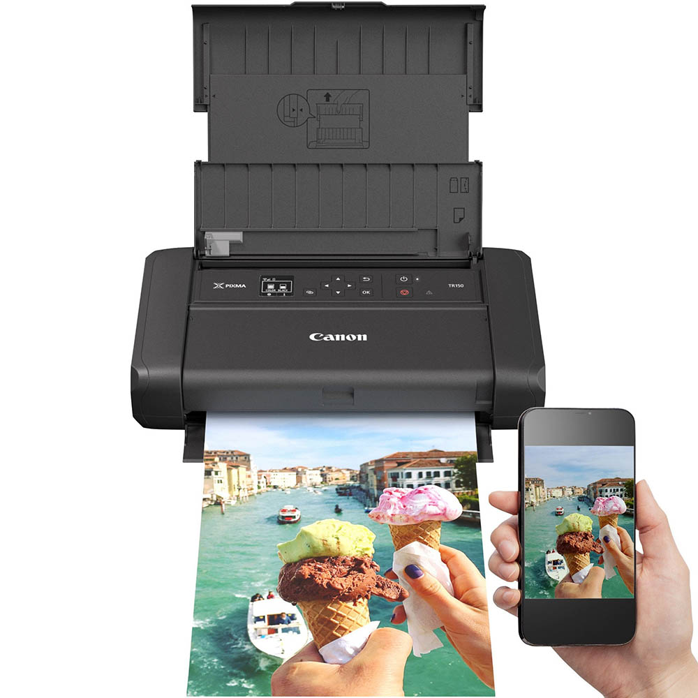Image for CANON TR150 PIXMA MOBILE WIRELESS INKJET PRINTER A4 from PaperChase Office National