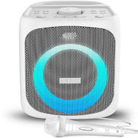 blueant x5 bluetooth party speaker 60-watt white