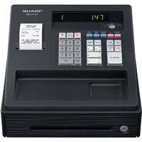 sharp xe-a147bk cash register black