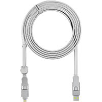 rollingsquare incharge xl charging cable 3m glacier white