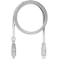 rollingsquare incharge xl charging cable 2m glacier white