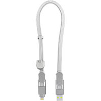 rollingsquare incharge xl charging cable 0.3m glacier white