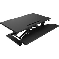 dynariser sit and stand workstation medium 880 x 530mm black