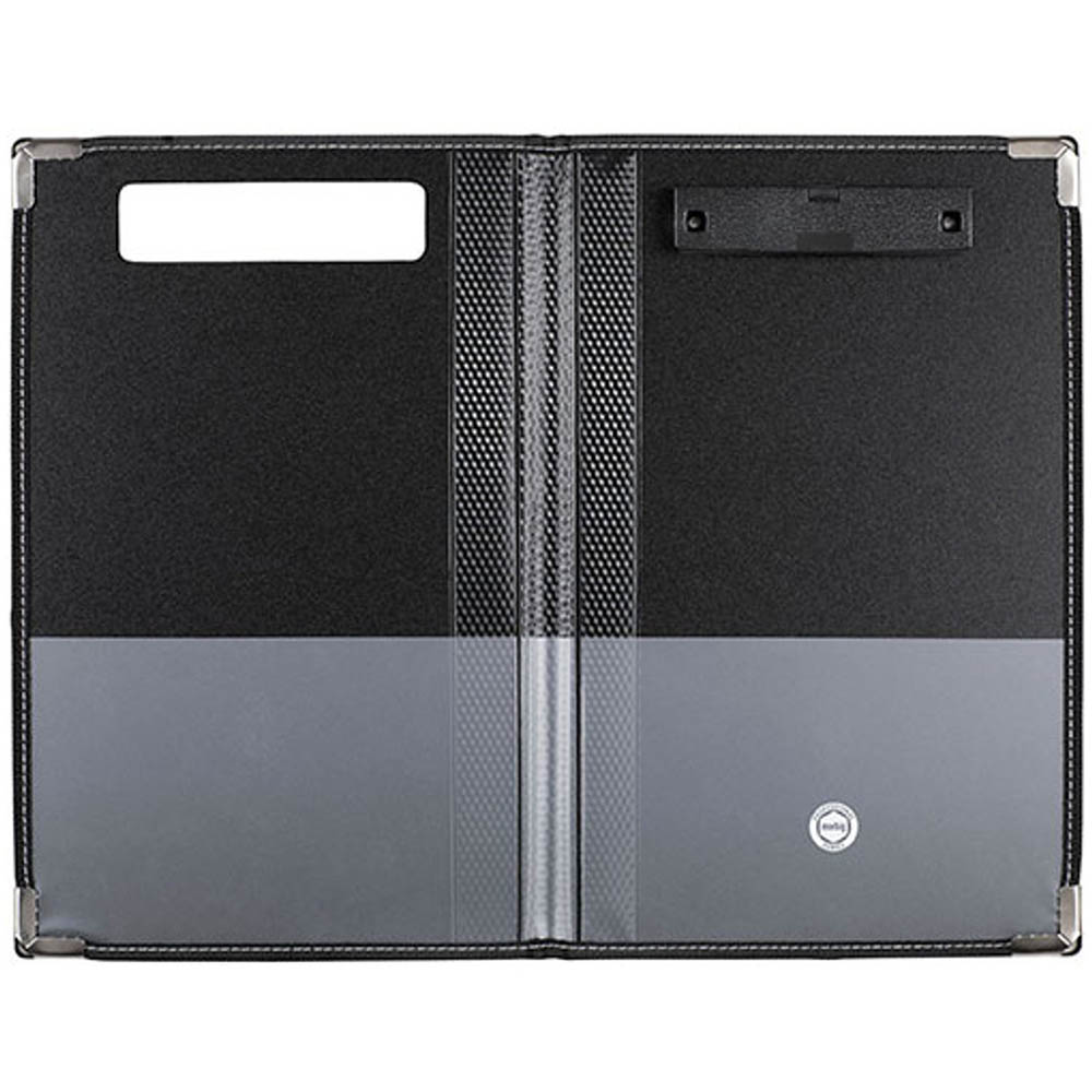 Image for MARBIG SUPERTUFF CLIPBOARD DOUBLE REINFORCED EDGES FOOLSCAP BLACK from OFFICE NATIONAL CANNING VALE
