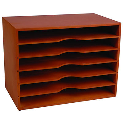 Image for ESSELTE NATURALS STATIONERY STAND HORIZONTAL 6 TIER WOODEN from Discount Office National